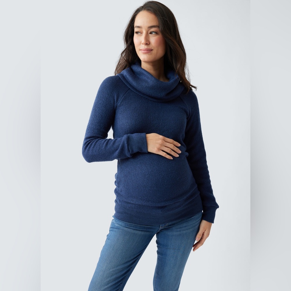 Ingrid & Isabel Cowl Maternity Tunic Sweater